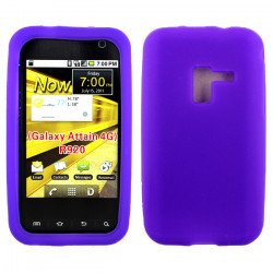 Samsung Attain 4G R920 Silicone Soft Case (Purple)